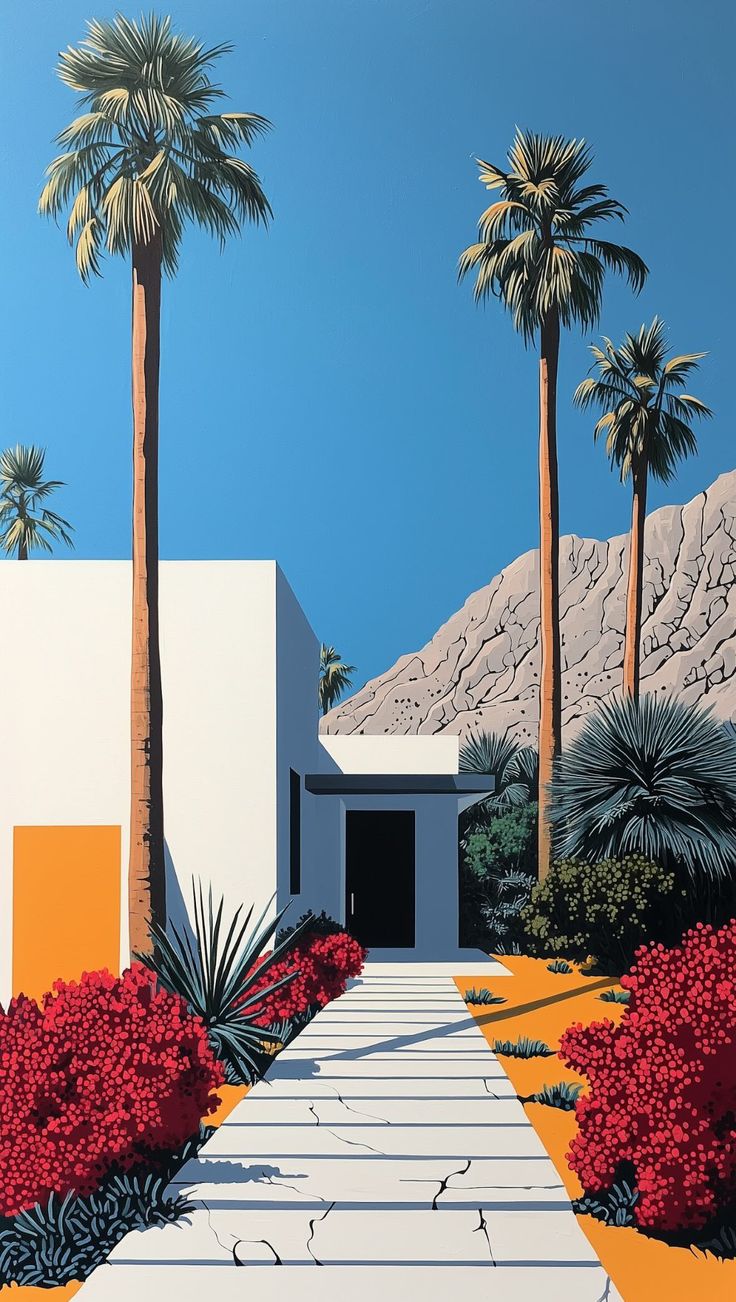 Photography depicting Retro-modern, serene, sun-drenched, and sophisticated.